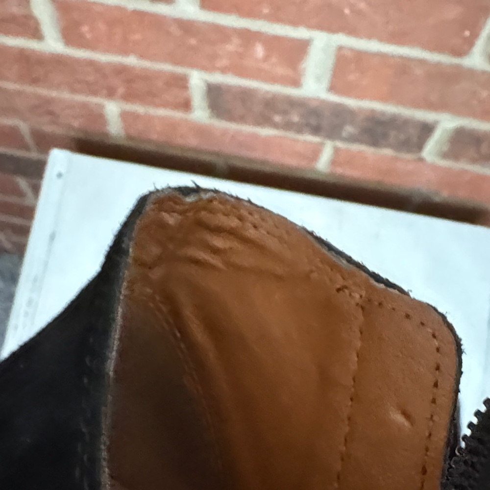 Lucky Brand Black Suede Upper Ankle Booties - Picture 8 of 9